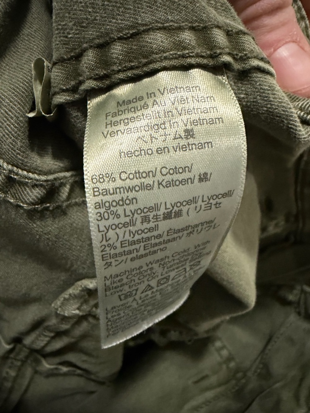 Madewell Olive Slim Straight Utility Pant - Picture 8 of 8